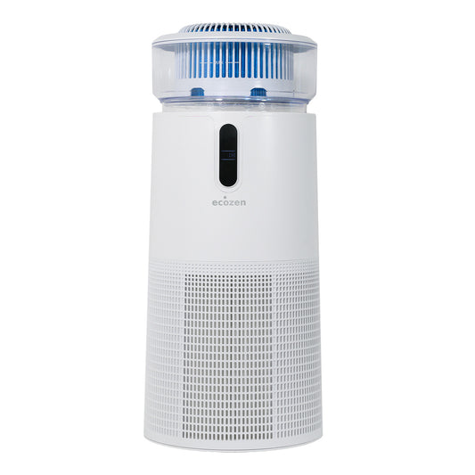 Purificator aer cu umidificator ECOZEN FreshMist 8202, HEPA + Carbon + UV-C, 50 m²