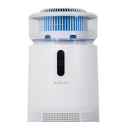 Purificator aer cu umidificator ECOZEN FreshMist 8202, HEPA + Carbon + UV-C, 50 m²