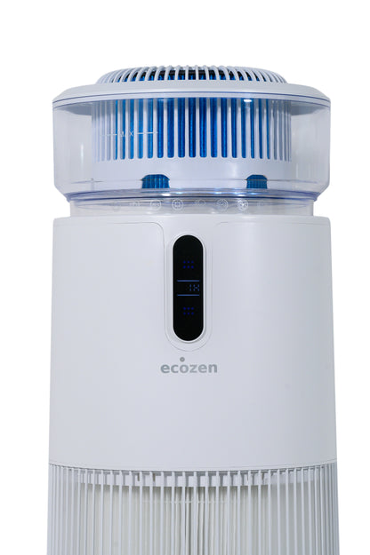 Purificator de aer cu umidificator ECOZEN AquaPure 8301, HEPA + Carbon + UV-C, 50 m²