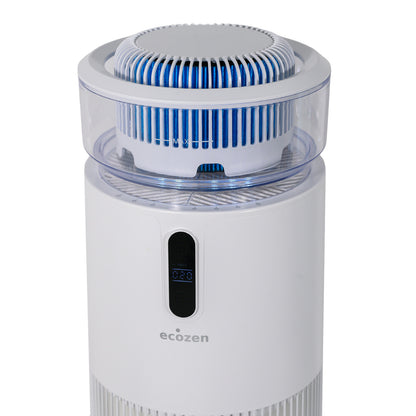 Purificator de aer cu umidificator ECOZEN AquaPure 8301, HEPA + Carbon + UV-C, 50 m²